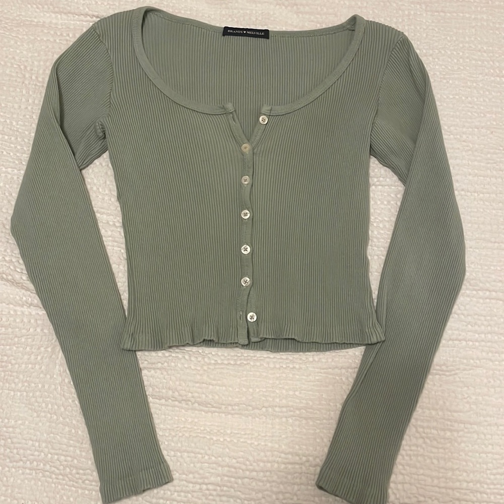 sage green long sleeve from brandy melville